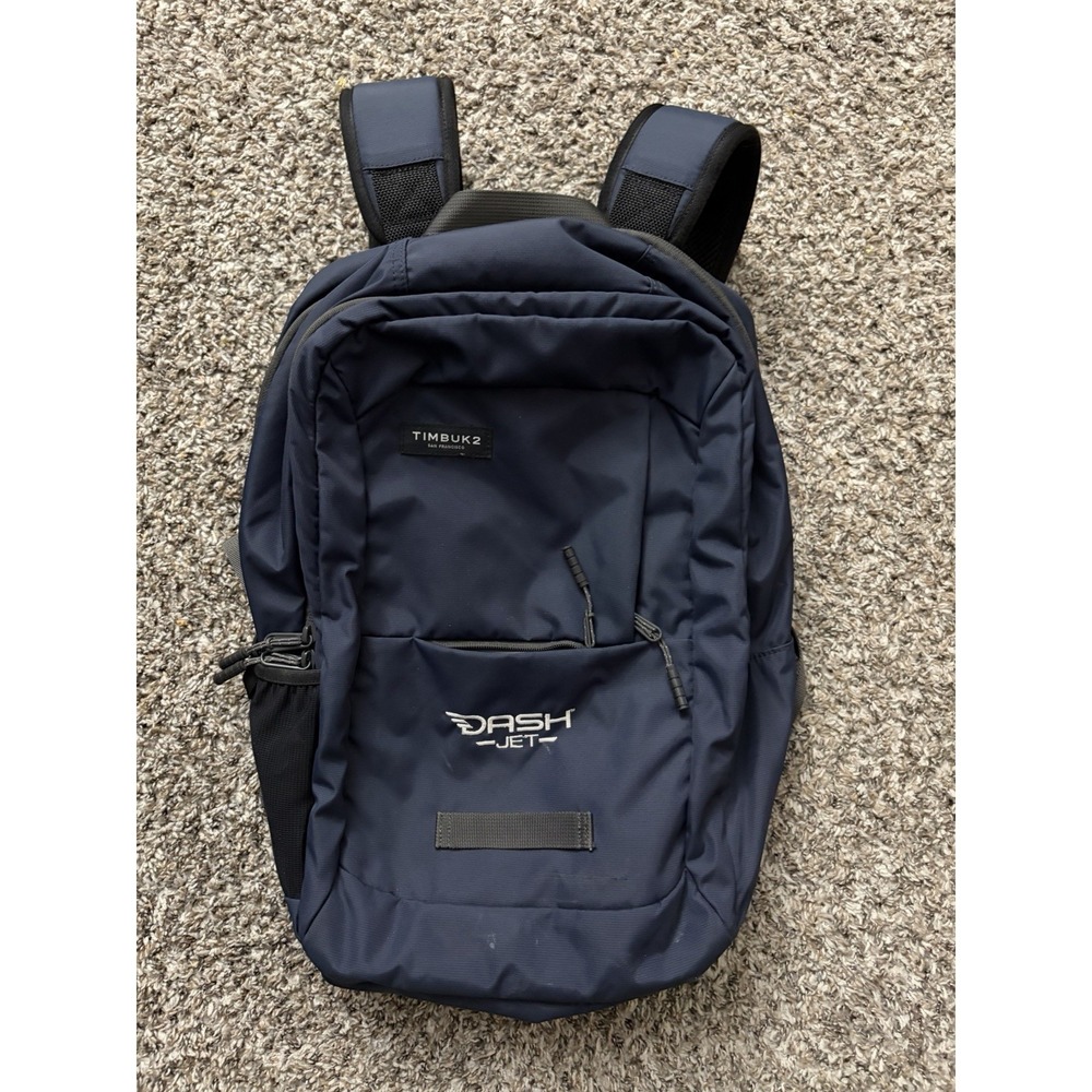 TimBuk2 Parkside Eco Nautical Blue Laptop Backpack w/Company Logo Dash Jet